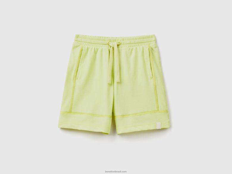 crianças shorts em tecido reciclado Benetton R8L4P2368 Lima