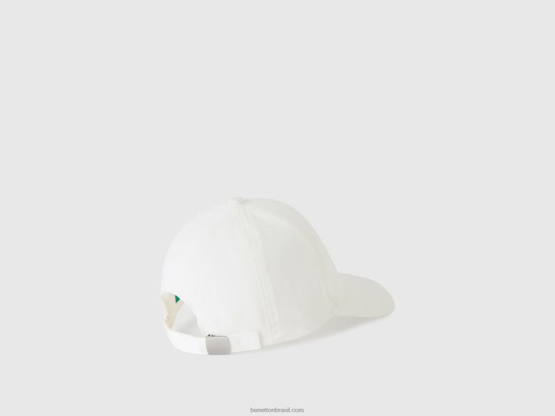 crianças boné com viseira Benetton R8L4P2416 branco
