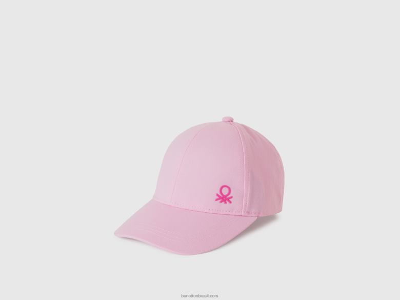 crianças boné com viseira Benetton R8L4P3062 rosa