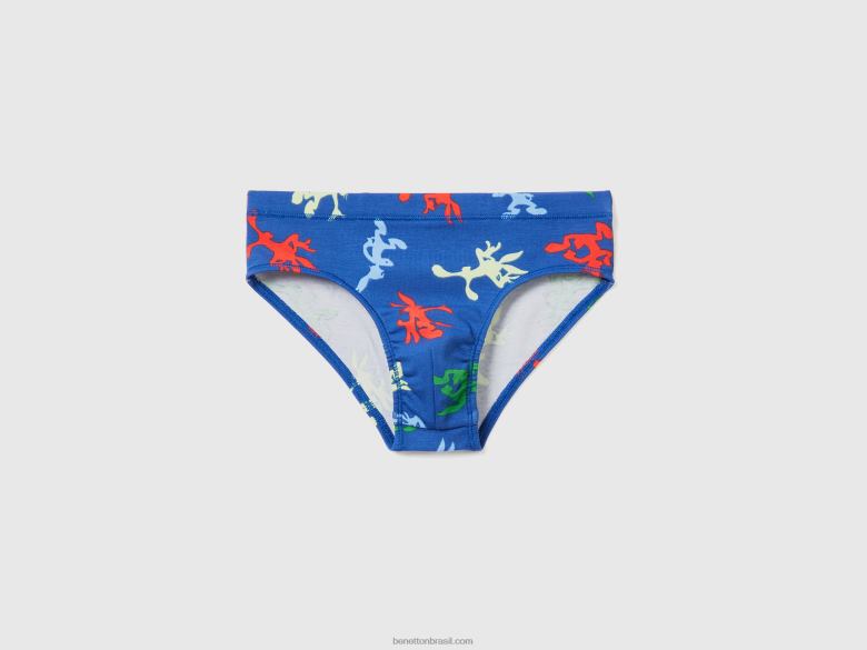 crianças cueca do Pernalonga Benetton R8L4P2049 azul claro