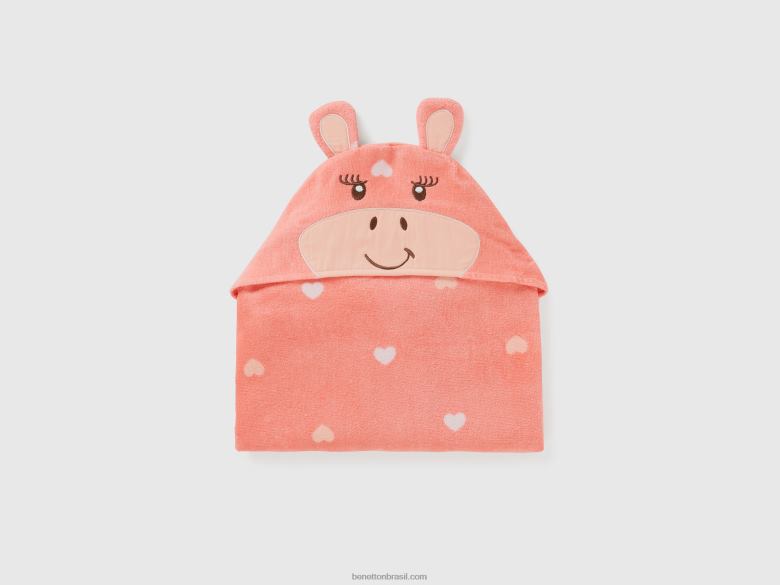 crianças toalha com capuz Benetton R8L4P3292 multicolorido