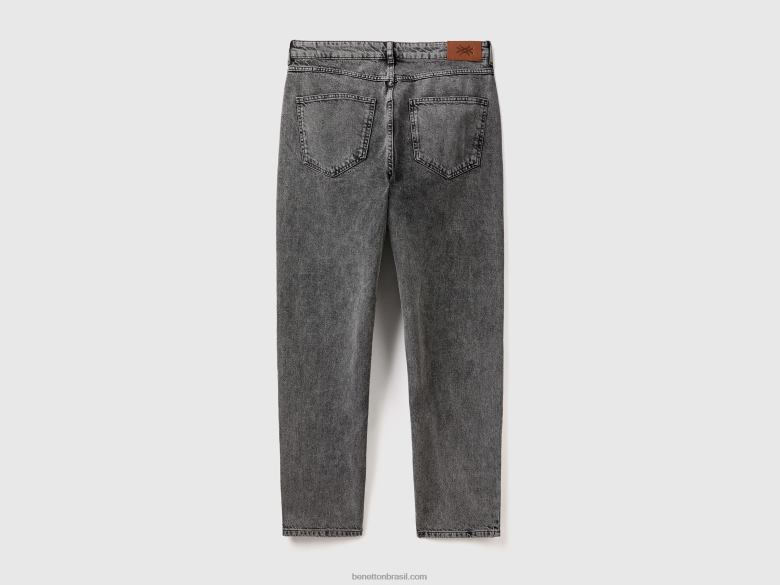 homens calça jeans com cinco bolsos Benetton R8L4P4678 preto