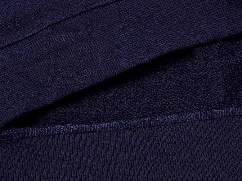 homens moletom 100% algodão Benetton R8L4P4527 azul escuro