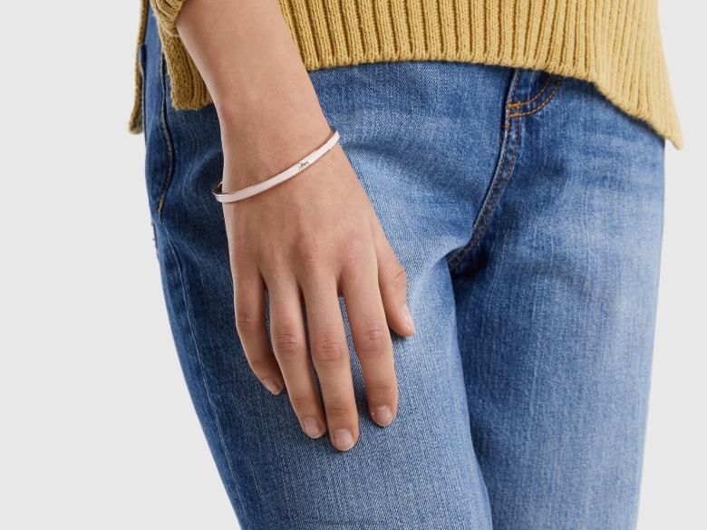 mulheres bracelete fino rosa claro Benetton R8L4P770 Rosa suave