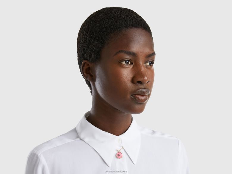 mulheres colar com pingente rosa Benetton R8L4P886 rosa