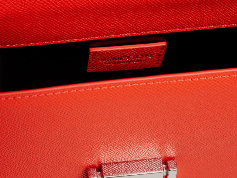 mulheres bolsa laranja pequena Benetton R8L4P832 laranja