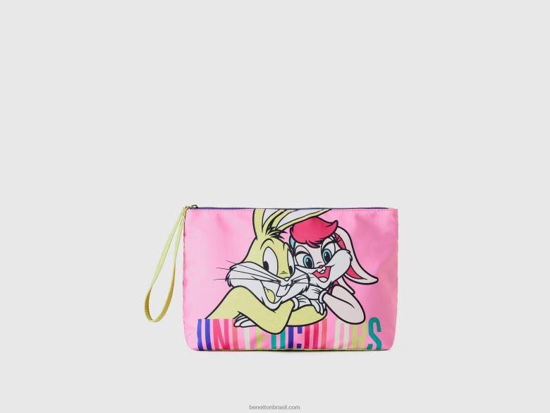 mulheres estojo de beleza bugs bunny & lola Benetton R8L4P823 multicolorido