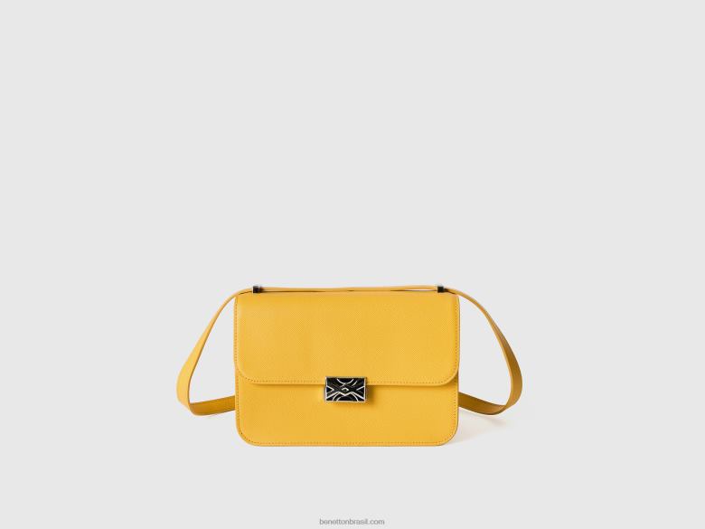 mulheres grande saco amarelo ser Benetton R8L4P772 amarelo