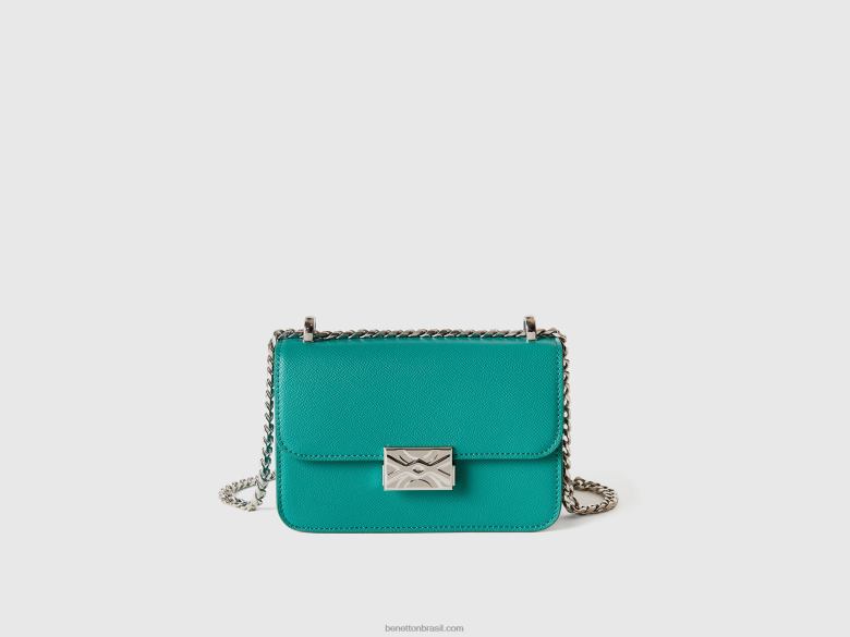 mulheres pequena bolsa verde Benetton R8L4P831 verde