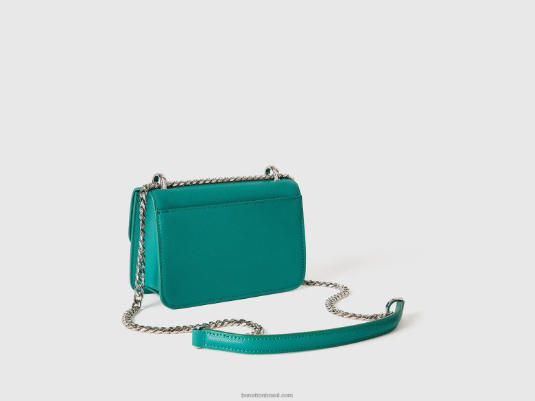 mulheres pequena bolsa verde Benetton R8L4P831 verde