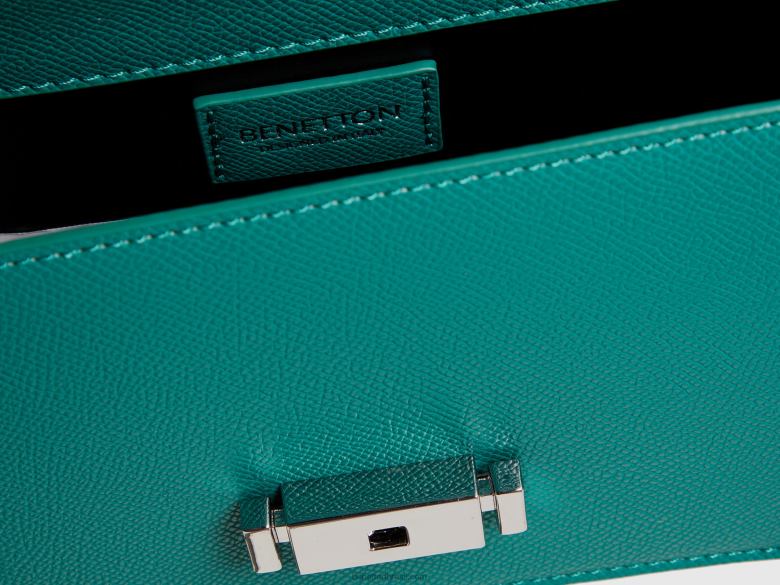 mulheres pequena bolsa verde Benetton R8L4P831 verde