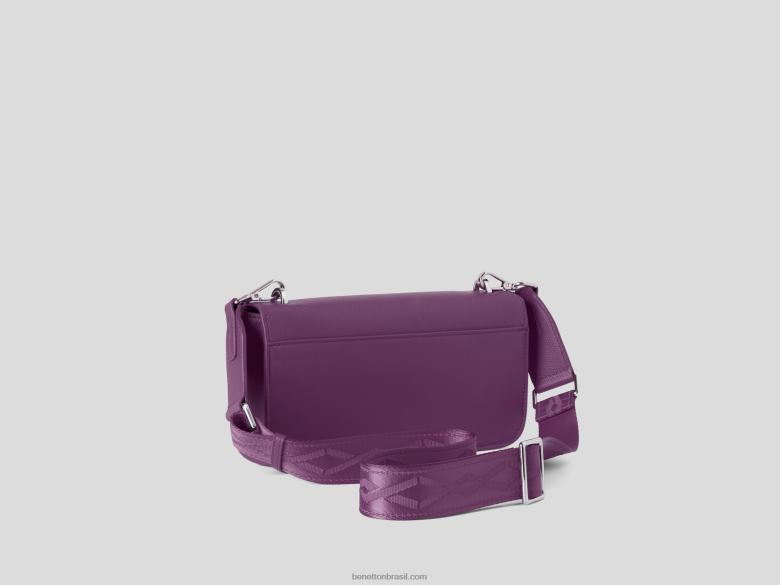 mulheres saco roxo médio Benetton R8L4P1534 tolet