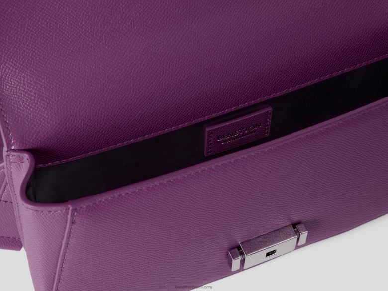 mulheres saco roxo médio Benetton R8L4P1534 tolet