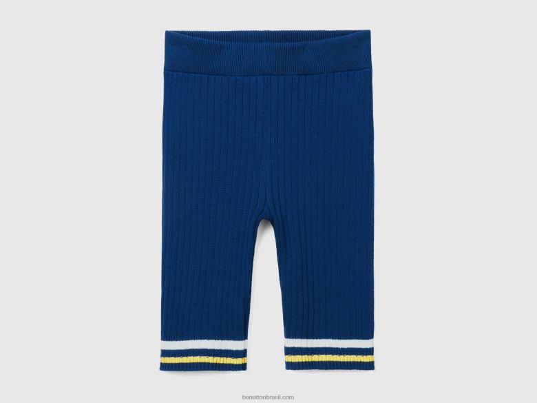 mulheres bermuda de ciclismo azul Benetton R8L4P580 azul