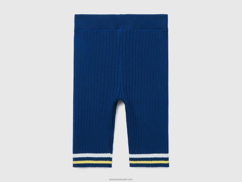 mulheres bermuda de ciclismo azul Benetton R8L4P580 azul