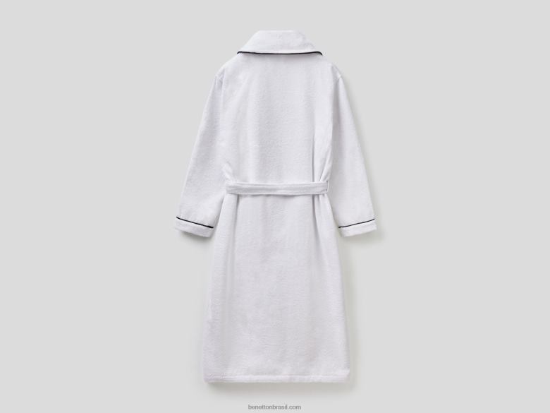 roupão felpudo Benetton R8L4P3356 branco