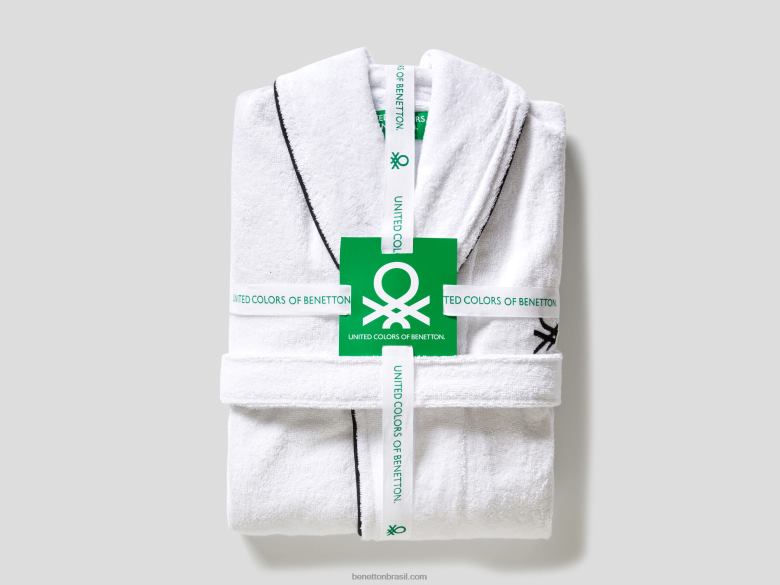 roupão felpudo Benetton R8L4P3356 branco