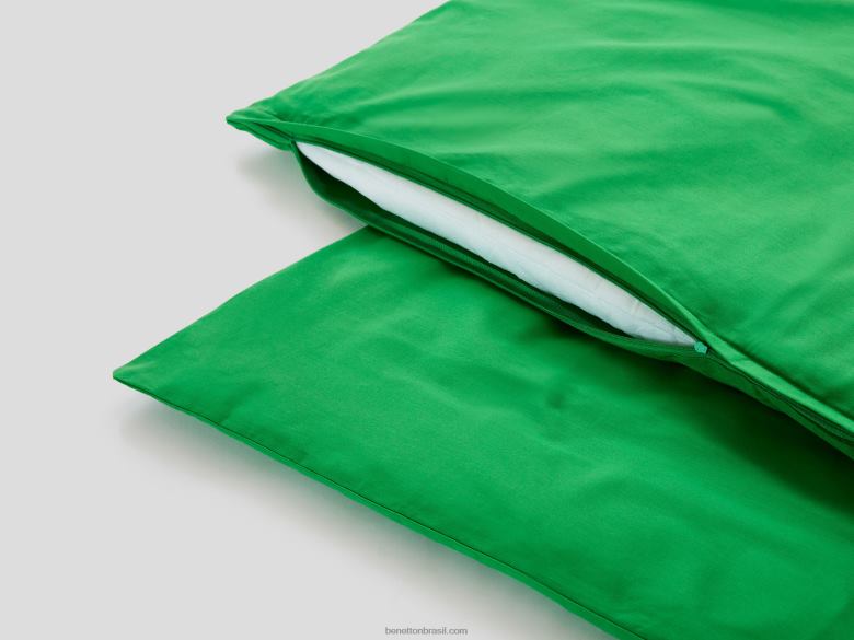 capa de edredom 210x230 cm e duas fronhas Benetton R8L4P3345 verde