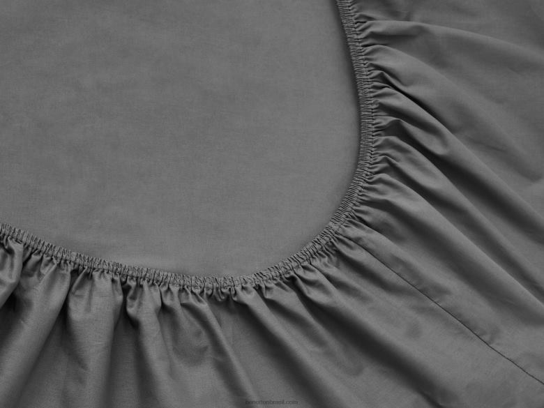 jogo de lençol 260x290 cm Benetton R8L4P6003 cinza escuro